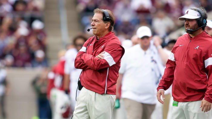 Alabama Nick Saban vs LSU football SEC